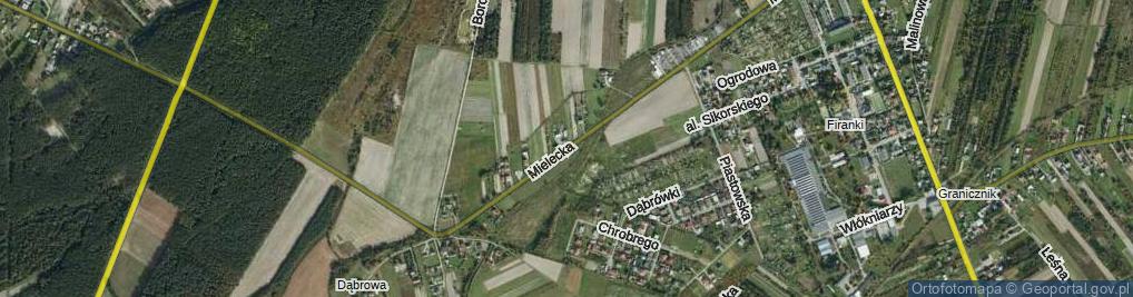 Zdjęcie satelitarne Mielecka ul.